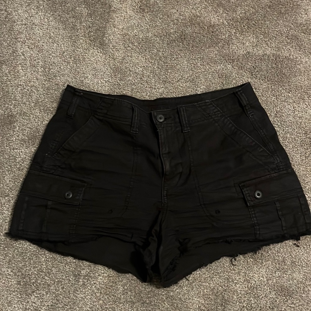 Black Cargo Shorts